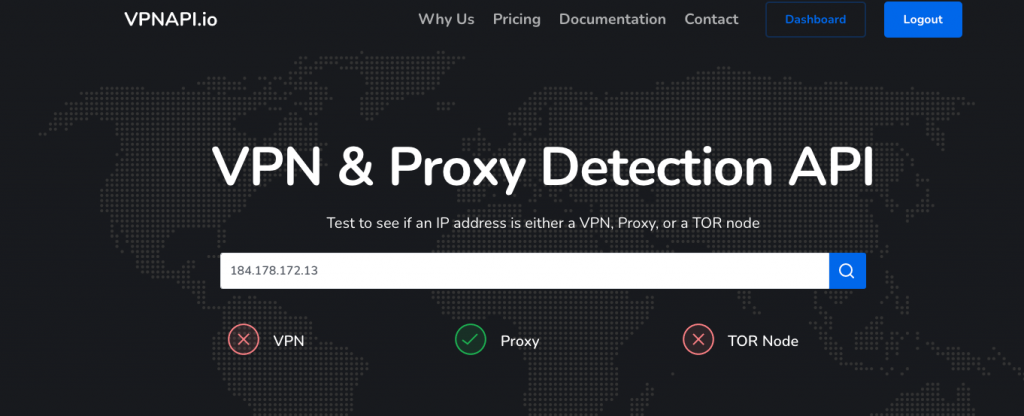 Proxy detection test checker